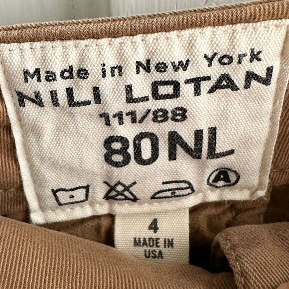 Nili Lotan Tomboy Pants in Caramel - Picture 8 of 9